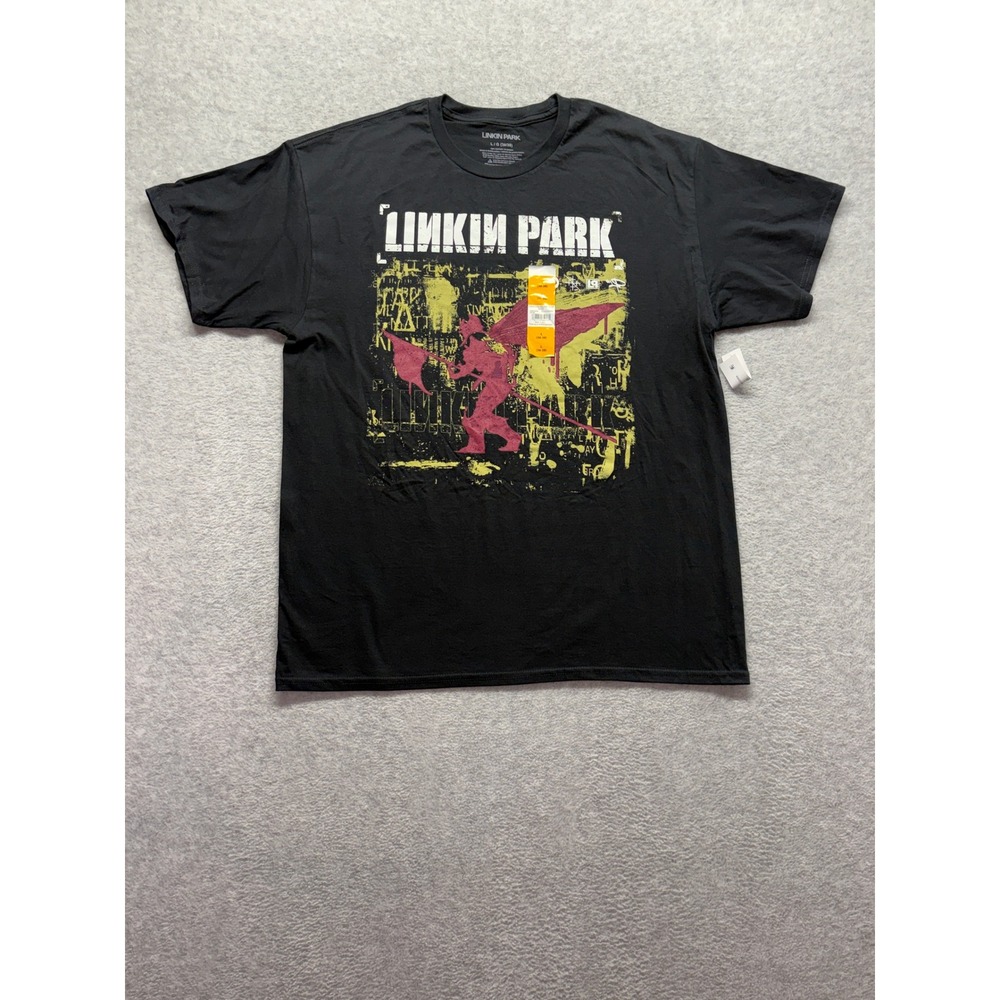 Linkin Park Hybrid Theory Soldier Graphic T-Shirt Black Large NWT